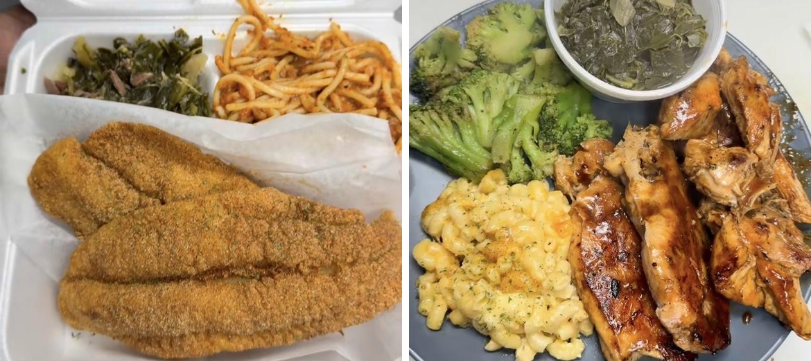 Kiya's kitchen and catering Menu